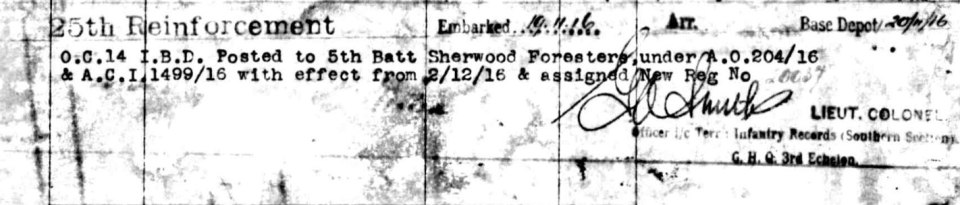 1777 Chatterton 25th Reinforcement