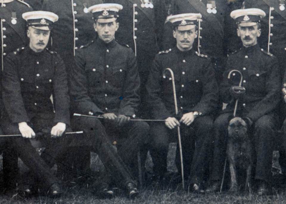 1909 A Company Officers