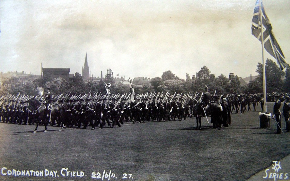 1911 Chesterfield Coronation Parade