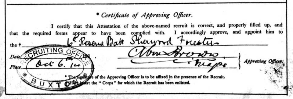 1914 Buxton Recruiting