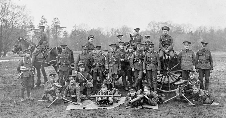 2-6th MG Section at Watford 1916