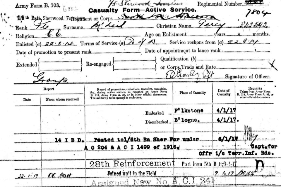 242592 McNeill 28th Reinforcement