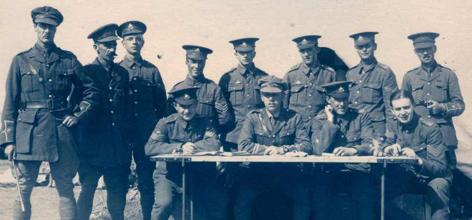 2:6th at camp table 1915