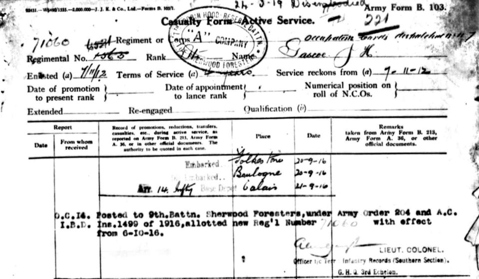 71060 pascoe 21st Reinforcement