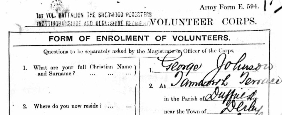 BritishArmyWWIServiceRecords1914-1920ForGeorgeJohnson