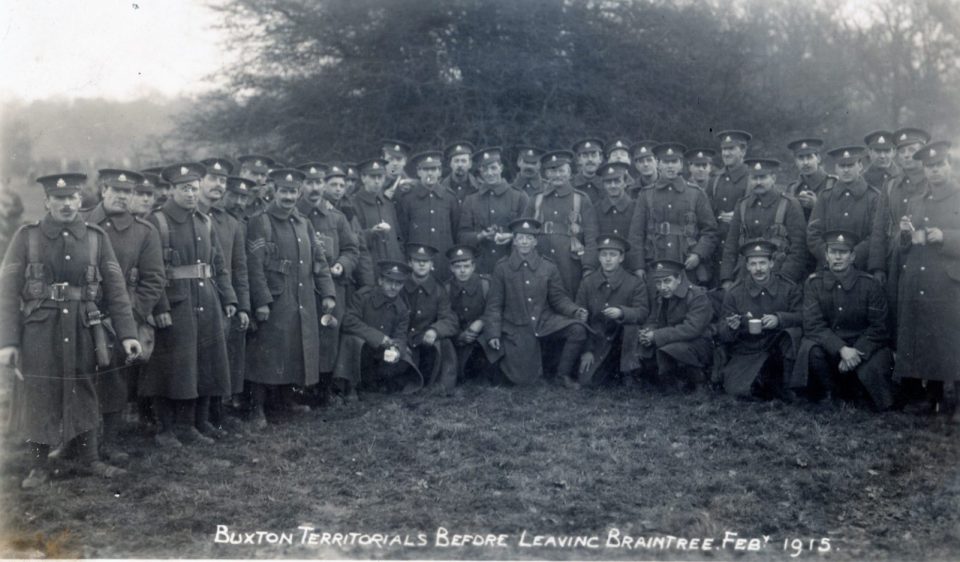 Buxton Territorials Feb 1915