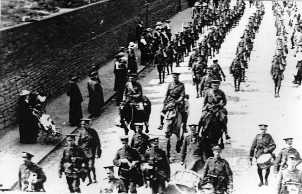 C'Field Territorials in 1914