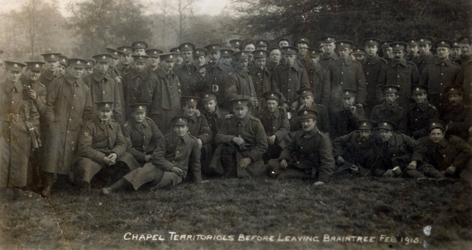 Chapel Territorials 1915