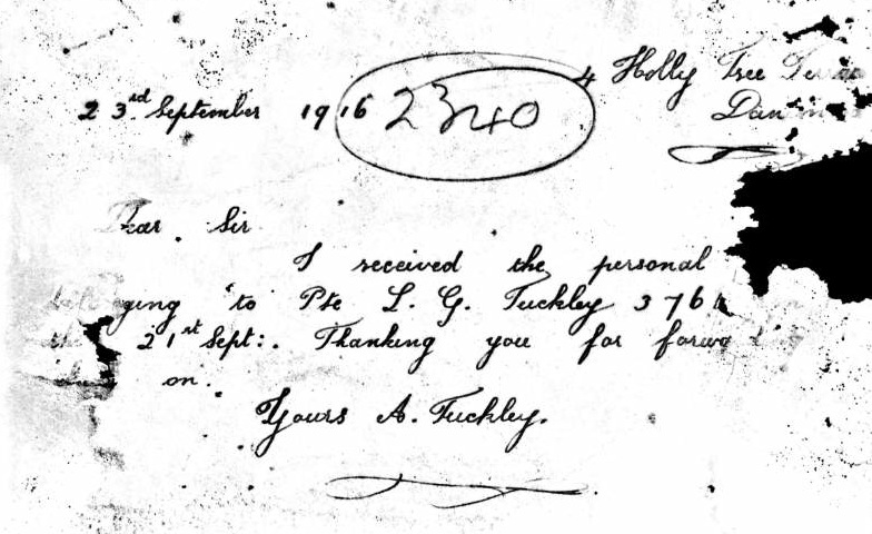 3761 Tuckley Letter