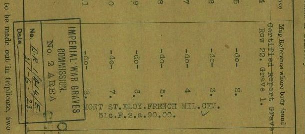 Mont St Eloi map reference