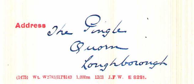 Blackwall JE address