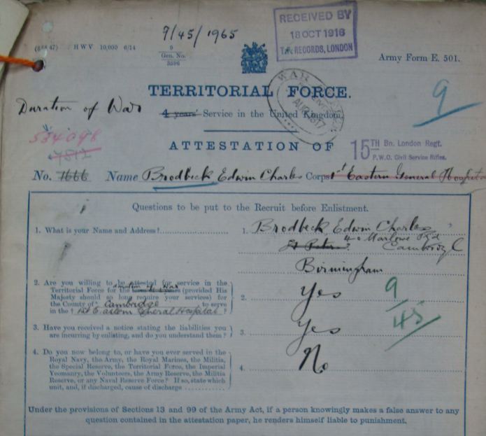 Brodbeck attestation