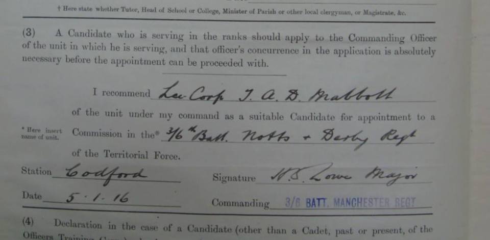 Mabbott commision 1916