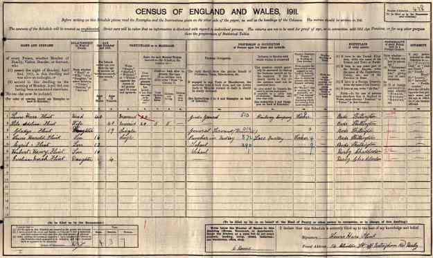 Flint 1911 Census