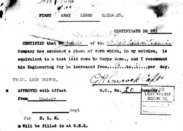 Light Railway Company RE