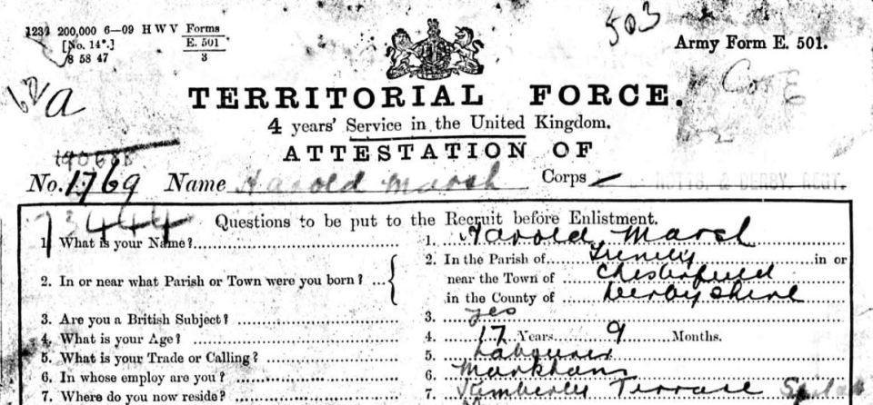 1769 Marsh attestation