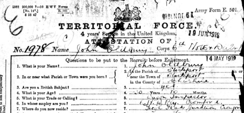 1978 Oldbury attestation