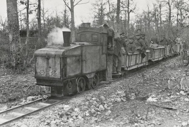 German trench tramway