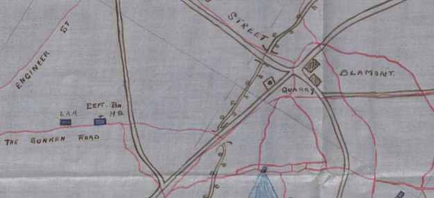 Left Battalion headquarters