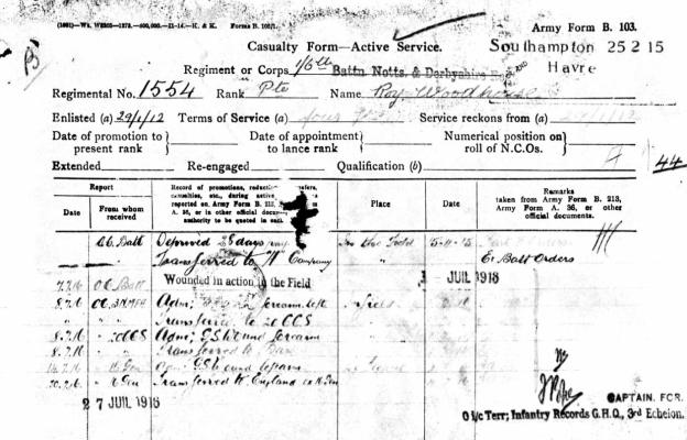 1554 woodhouse service form