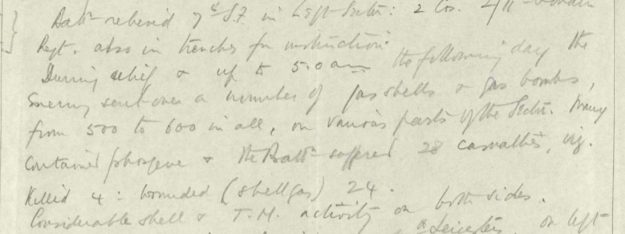 8th battn shell attach 1917